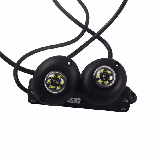 LED rouge bleu cacher un phare d'avertissement stroboscopique de voiture
