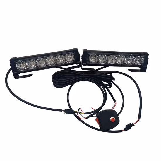 12VDC LED voiture application de la loi automatique utiliser la lumière de visière d'urgence de la Police pour le toit intérieur, le tableau de bord, le pare-brise, la lumière de camion