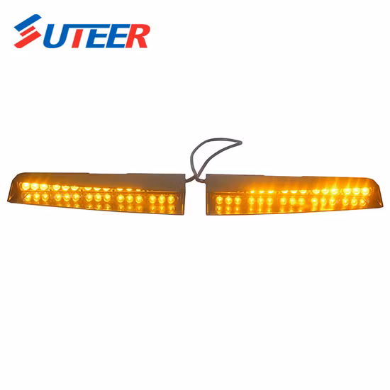 Voyant d'avertissement de visière LED à montage intérieur de véhicule d'urgence avec retrait (VL630)